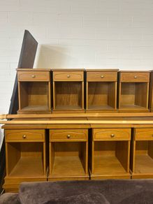Hotel Hardwood Beside Table Locker x40
