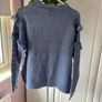 jumper Bnwt blue lace jumper with frilled detail 10/12 Image 3