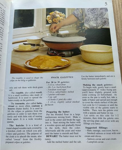 English edition of "Crepes and Galettes" by Clementine Perrin-Chattard