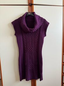 Turtle Neck Knitted Vest, size S