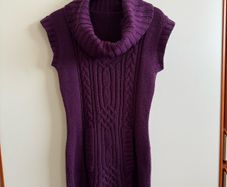Turtle Neck Knitted Vest, size S