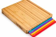 Bamboo Chopping Board Set - Wooden Kitchen Cutting Boards - Brand New
