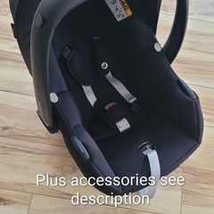 Maxi cosi tinca cabriofix, isofix base plus accessories