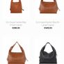 Large Blue Leather Tote Bag Spacious Shopper Image 9