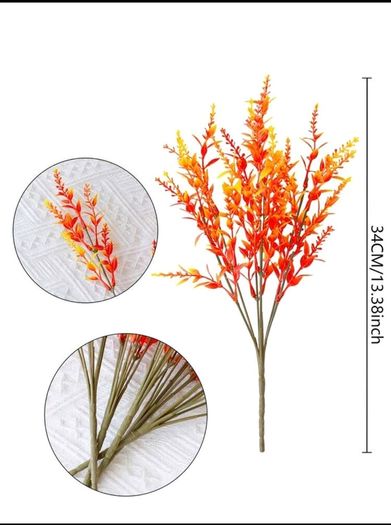 Artificial Autumn Lavender X 4