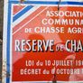 French Hunting Sign Image 3