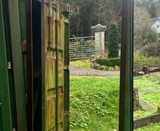 Large Oak Framed Mirrors x 3