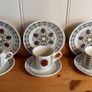 Vintage Mid Century Modern Broadhurst Kathie Winkle Designed Teaset in the Sombrero Pattern Image 2