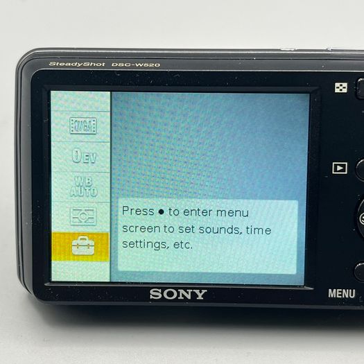 Sony Cyber-shot DSC-W520 14.1 MP Digital Camera - Black - Full Kit
