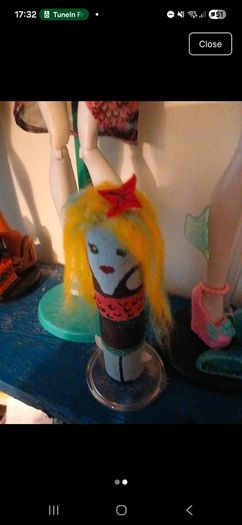 Monster high lagoona figure hand made by me