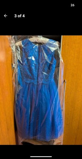 New generation confirmation dress navy blue size 12