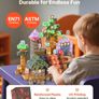Magnetic Blocks 100 PCS Dark Castle Set STEM Montessori Sensory Toys Image 3