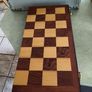 Wood chess set with chess board 80s vintage Image 9