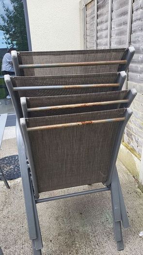 Garden chairs and table