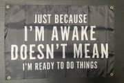 Funny man cave Flag