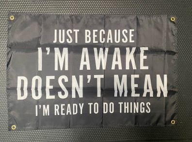 Funny man cave Flag