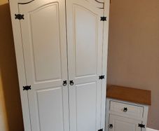 Wardrobe and Bedside locker
