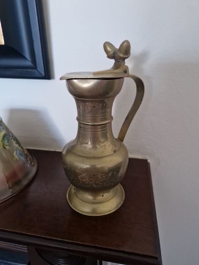 brass pitcher