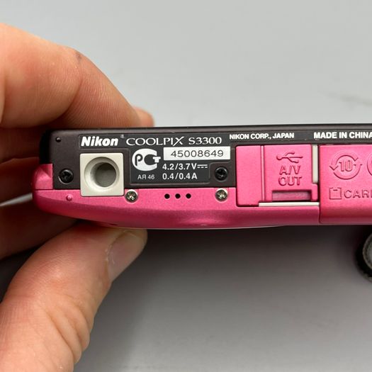 Nikon Coolpix S3300 16MP Digital Camera Pink - Boxed - Full Kit