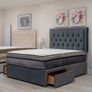 Hilton Divan Double & King Size Bed With Drawers Storage Image 5