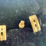 9ct gold earrings with diamond stone Image 2