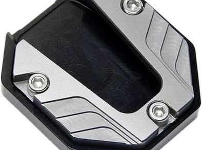 Aluminum Alloy Motorcycle Bike Kickstand Extender Foot Side Stand Extension Foot Pad Support Plate Motorbike Accessories