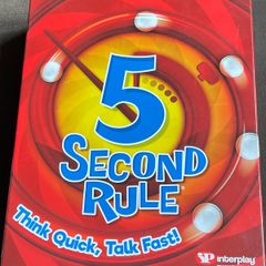 Family Board game. 5 second rule