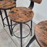 Industrial Style Bar Stools Image 3