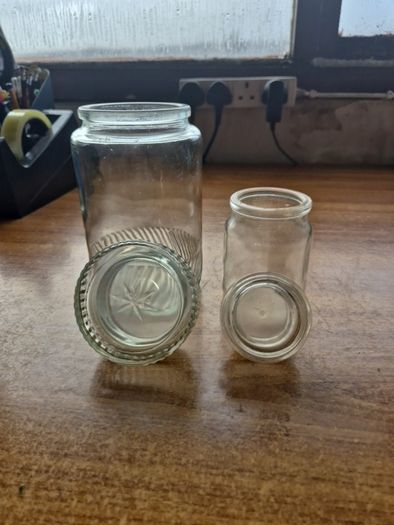 2 Vintage Storage Jars
