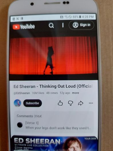 Samsung Galaxy A8, 32GB, 2GB Ram, Model SCV32, Android 7.0, in excellent cosmetic and working Condition