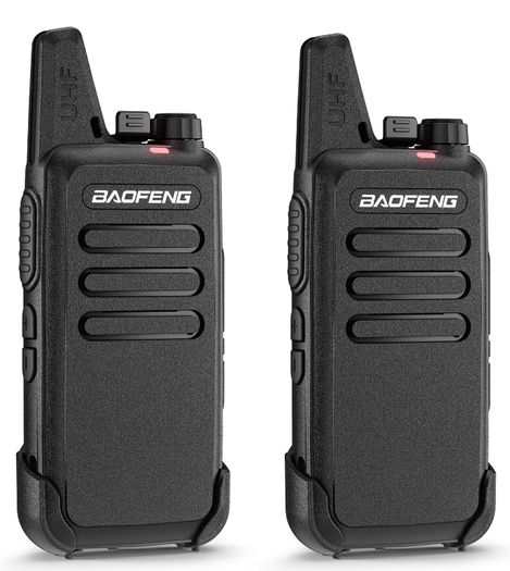 Walkie Talkies, 16 Channels Two Way Radio for Business  Rechargeable Walkie Talkie with 1500mAh battery & USB-C Charging, Portable Radio for hotel, restaurant, warehouse (2 Pack)