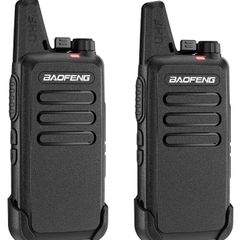 Walkie Talkies, 16 Channels Two Way Radio for Business  Rechargeable Walkie Talkie with 1500mAh battery & USB-C Charging, Portable Radio for hotel, restaurant, warehouse (2 Pack)