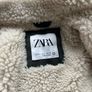Shearling Jacket Faded Faux Zara Image 2