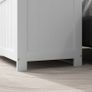 Storage Box, Storage Chest, Toy Trunk, MDF, 2 Handles, 81 x 40 x 46 cm, White Image 4