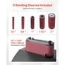Oscillating Belt and Spindle Sander, 2000RPM Benchtop Spindle Sander with 16mm Stroke, 5 Sleeves (12.7-50.8 mm) & 610 x 98 mm Sanding Belt for Woodworking, Furniture Sanding, DIY Projects Image 6