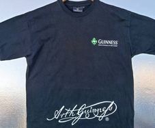 Arthur Guinness signature print rugby T-shirt