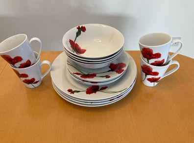 Aynsley Poppy  Dinner Set