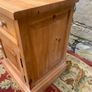 Solid pine lamp table or bedside locker. Image 3