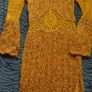 Orange Knitted Dress. Size 12 Image 2