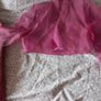 Australian designer Karen Merkel  Cerise Pink and Forest Green  size 10/12 dress for sale Image 4