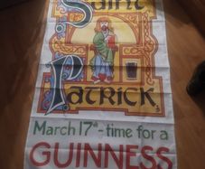 Guinness pub banner. man cave etc