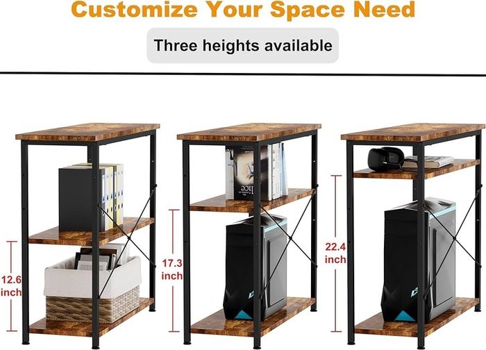 SPRING SALE | L Shaped Desk 100CM Computer Desk Study Office Desk Gaming Desk Writing Table With Bookshelf Reversible Corner Desk For Home Office Studio Workstation