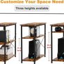 SPRING SALE | L Shaped Desk 100CM Computer Desk Study Office Desk Gaming Desk Writing Table With Bookshelf Reversible Corner Desk For Home Office Studio Workstation Image 4