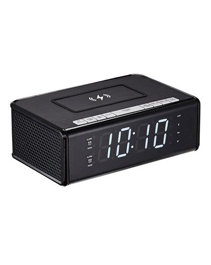 Bluetooth Clock Radio with Qi Charger