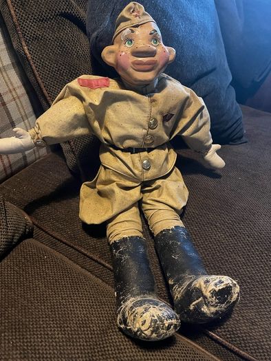 USSR rare soviet army doll / figure
