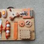 Kids Wooden Activity Busy Board Image 3