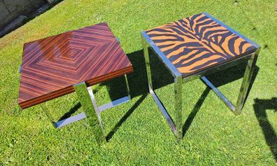 Rare 60s/70s side tables