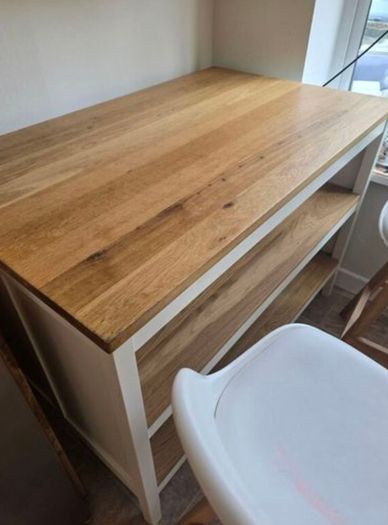 Tornviken Ikea Island And Sklum Bar Chairs (x2)