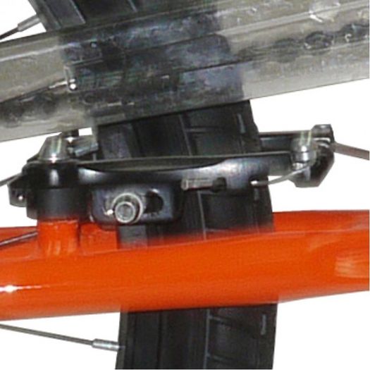 11" Rooster BIG DADDY, 20" Spoked Wheel, Neon Orange/Black