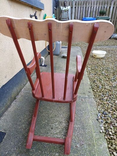 1940/50s Folk Art Rocking Chair